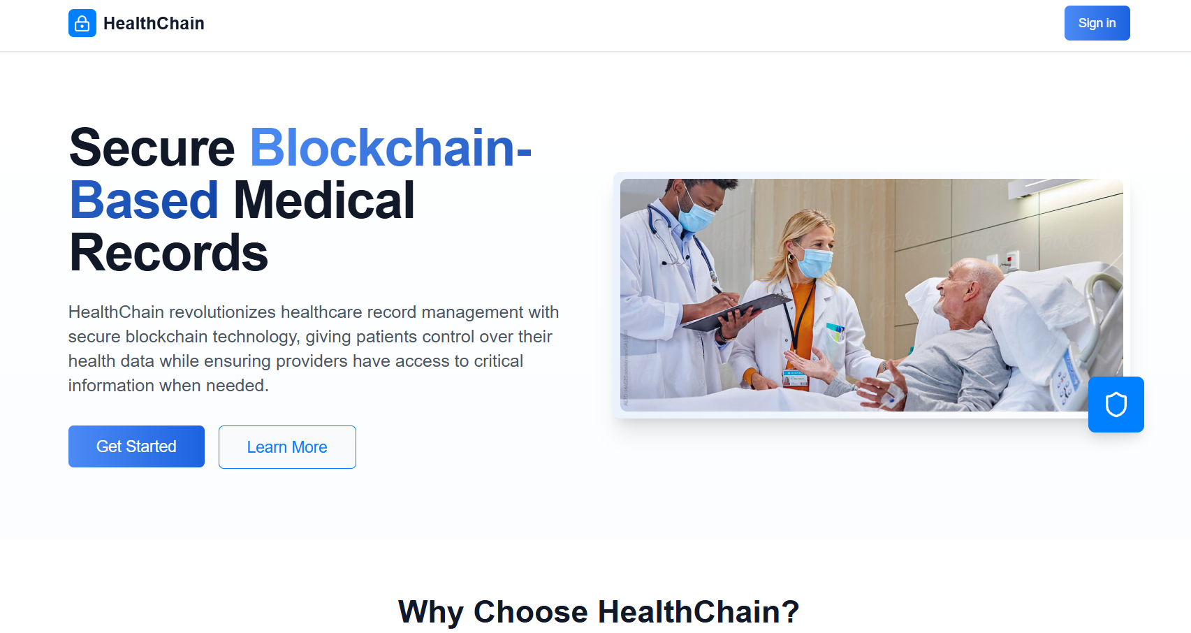HealthChain - Blockchain medical records system