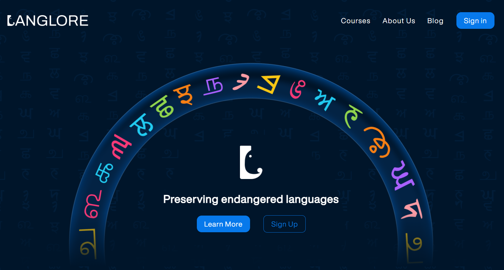 LANGLORE - Language preservation platform