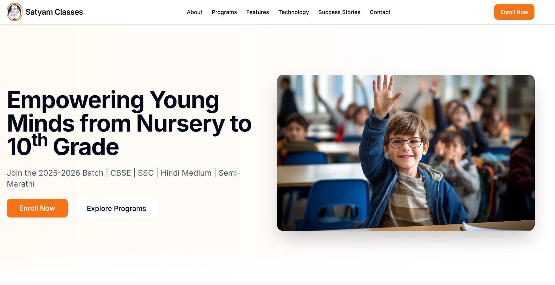 Satyam Classes - Educational platform for students